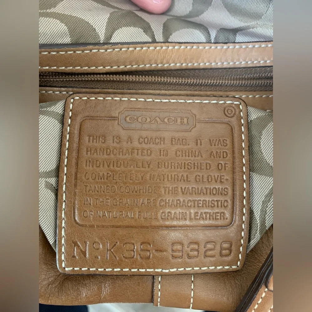 Coach Vintage Legacy Slim Duffle Shoulder Bag- ‘03 - British Tan #9326